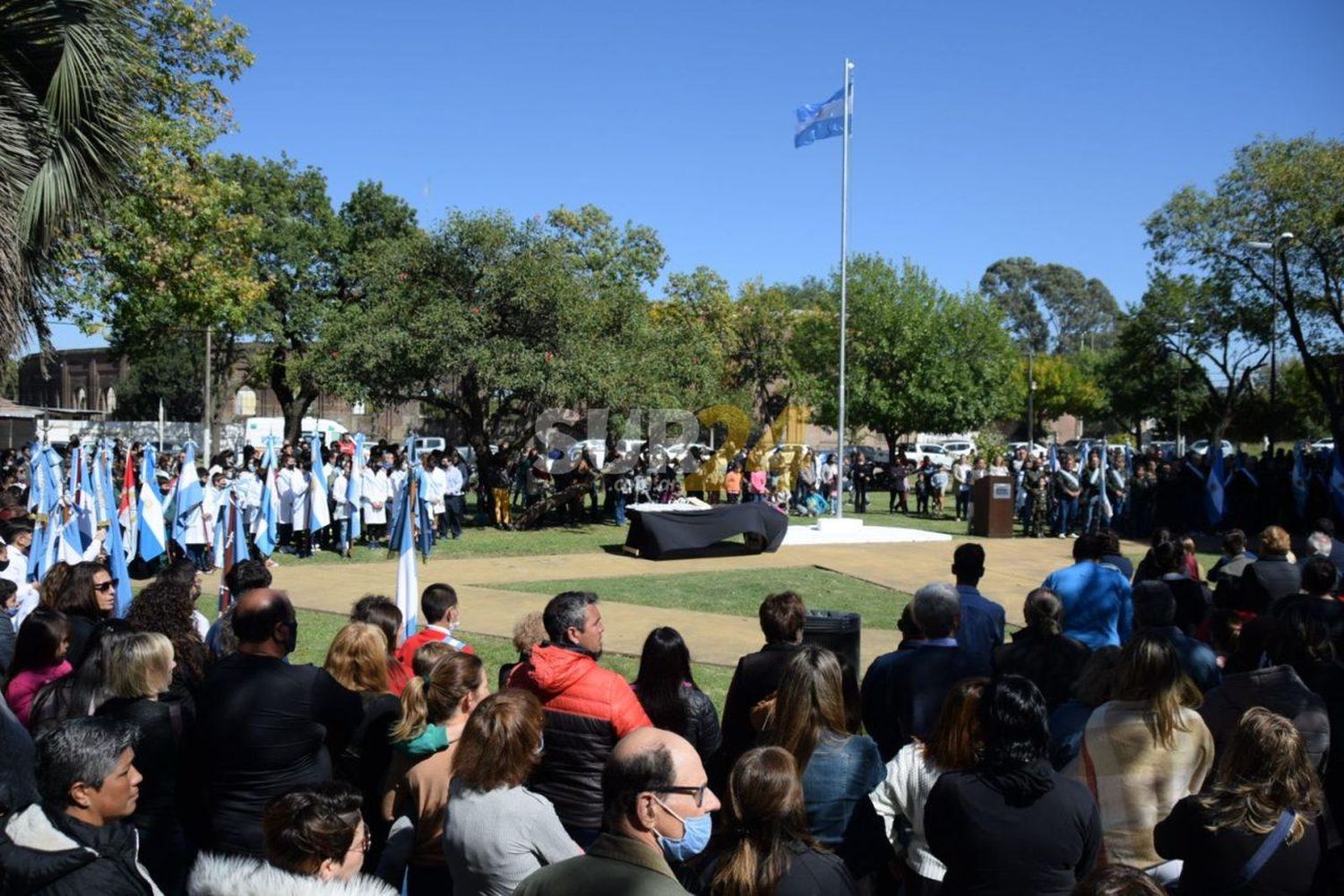 Con uno de los actos más populosos, Venado Tuerto recordó los 40 años de Malvinas