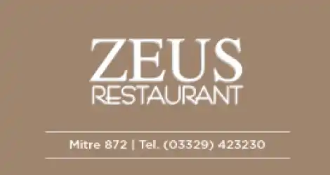 Zeus Restaurant, con más de 20 años en el rubro, experiencia, buena atención y platos destacados.
