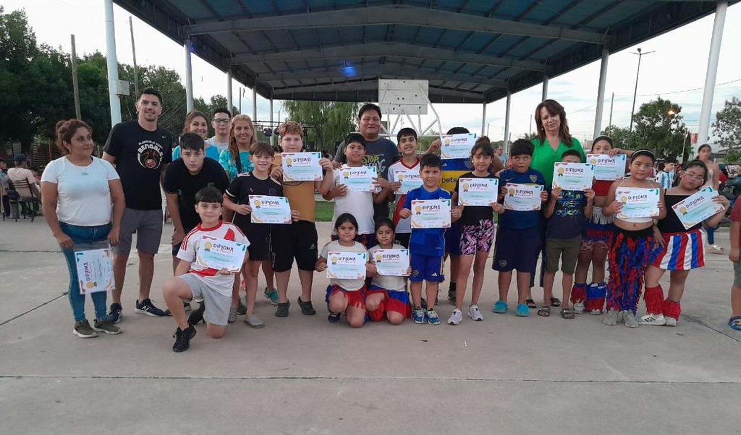 Culminaron los talleres de iniciación deportiva en barrio Parque