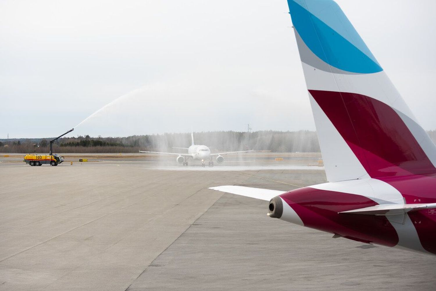 Eurowings operated first flight to Barcelona from new base in Sweden