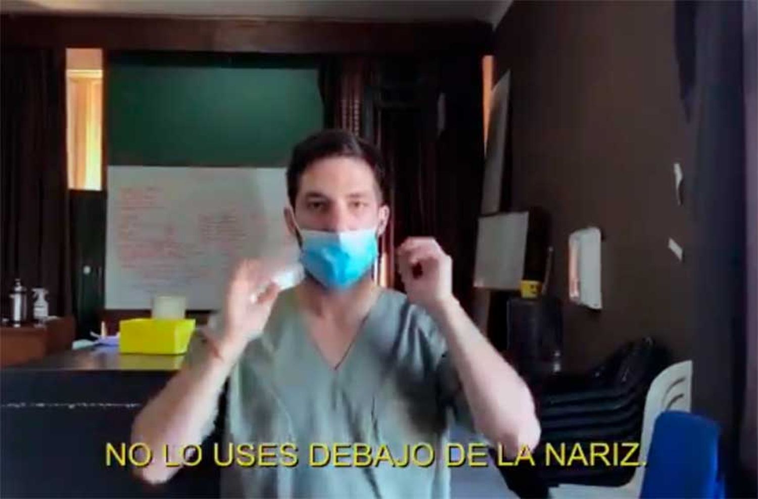 ¿Por qué usamos tapabocas?: el mensaje de los trabajadores del HIGA