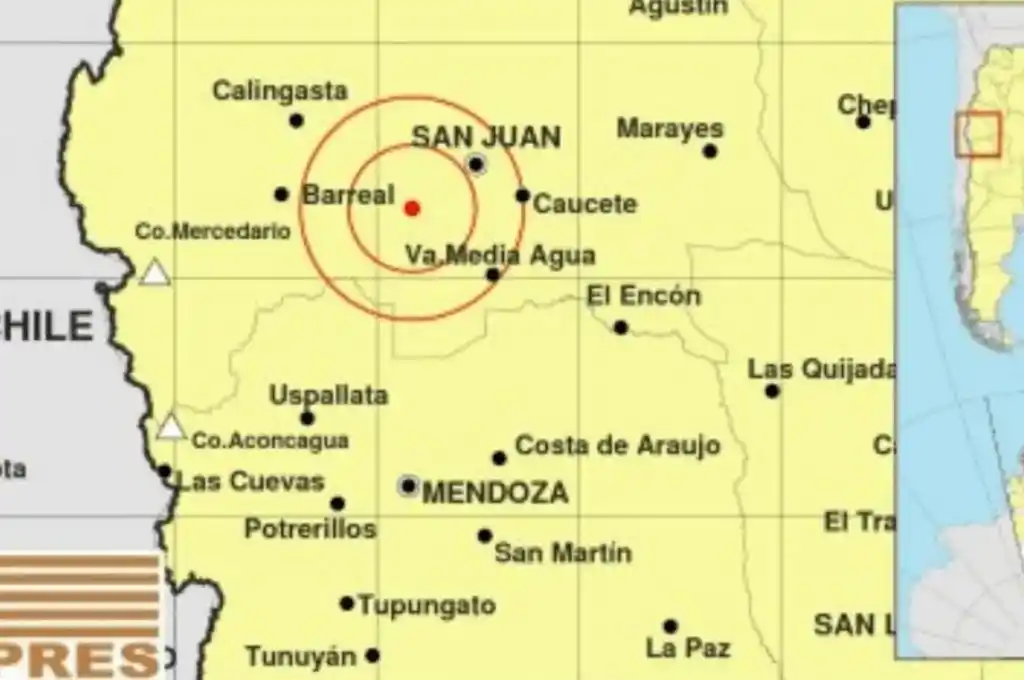 En San Juan hubo dos sismos en media hora