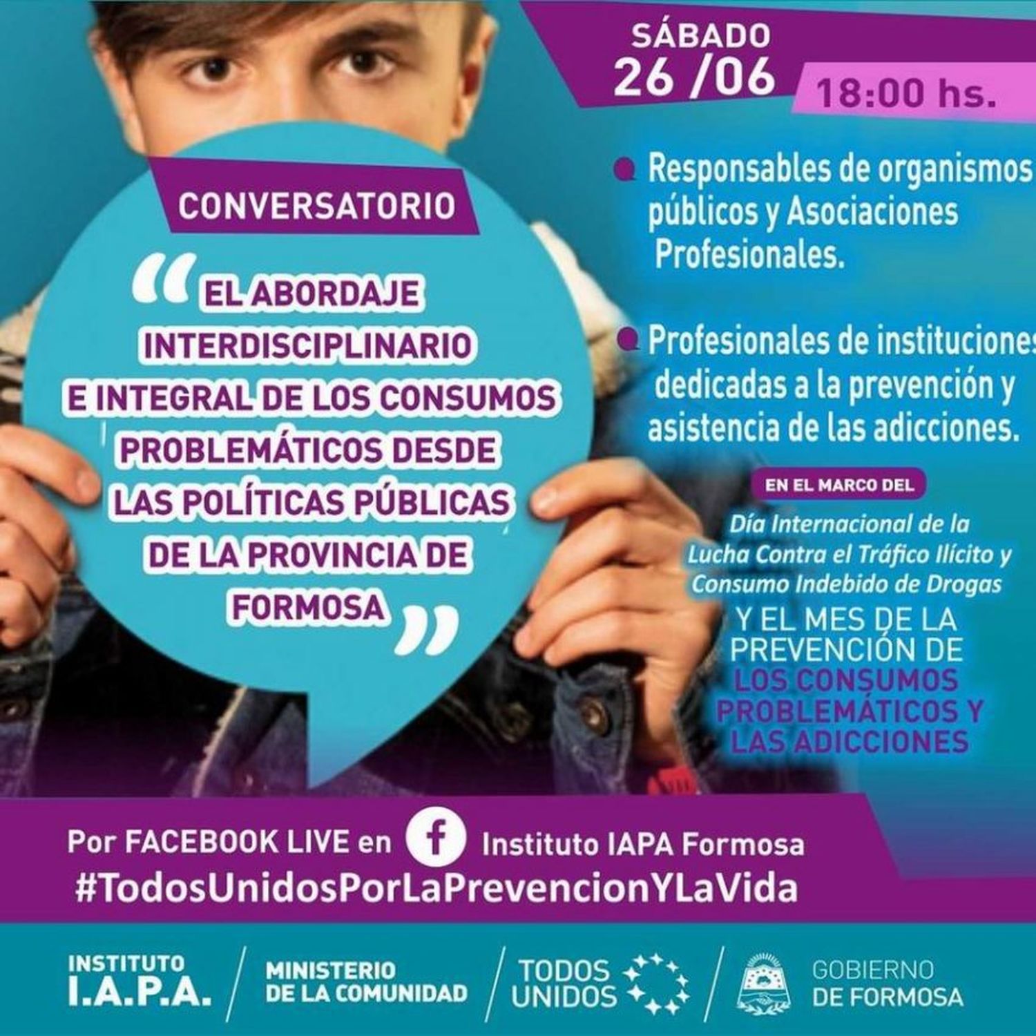 Conversatorio en el Día Internacional de la Lucha contra el tráfico ilícito