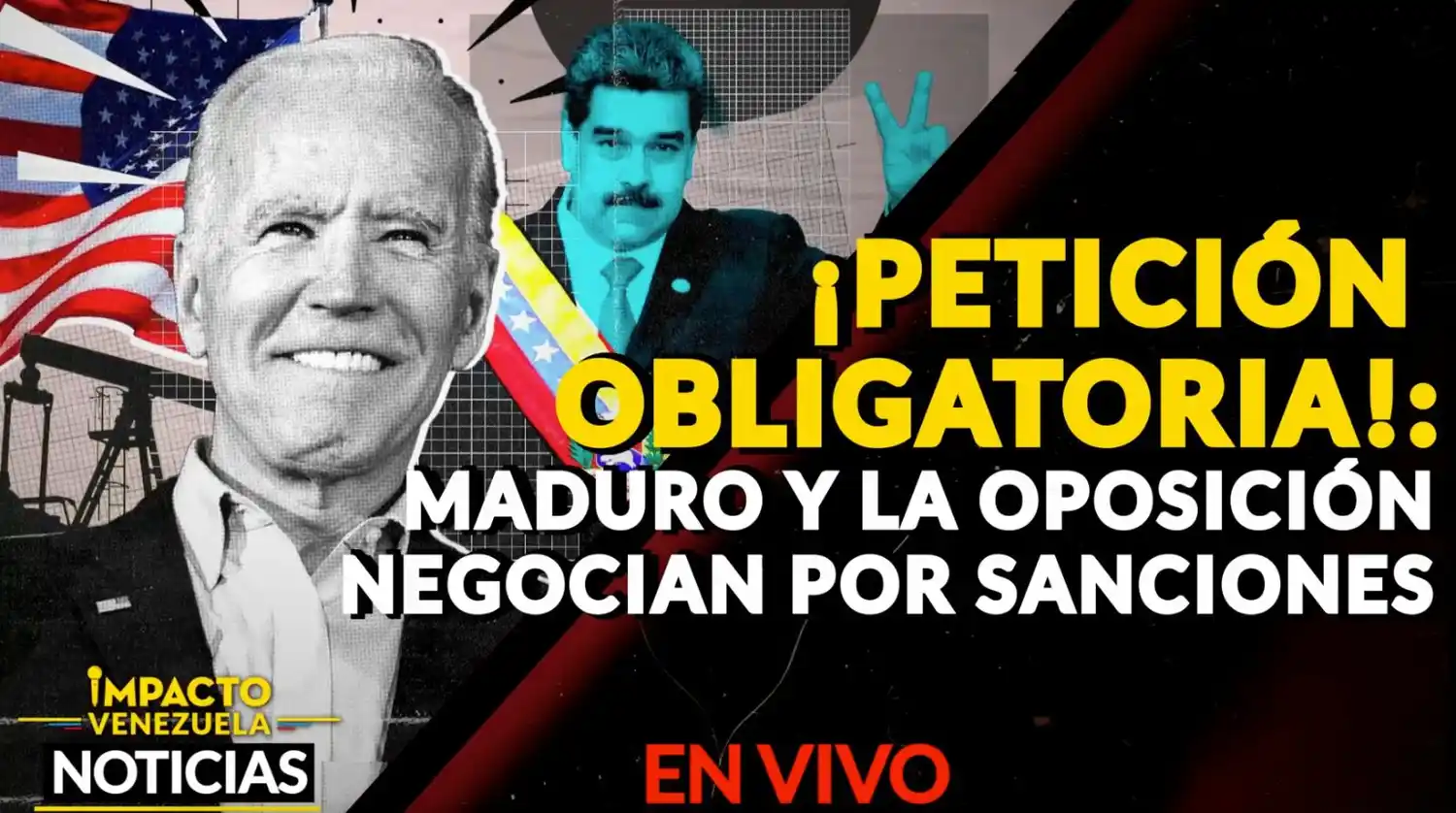 ¡EN BARBADOS ES LA COSA! LEVANTAMIENTO DE SANCIONES a cambio de elecciones libres: el acuerdo se firma este 17Oct