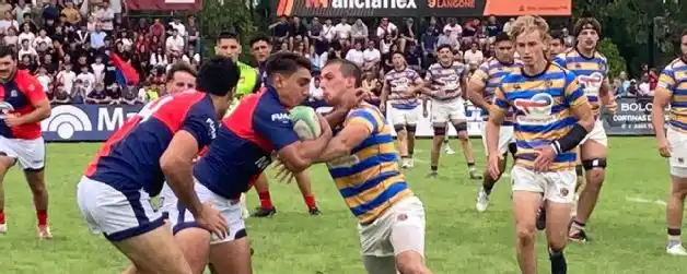 Ramiro Bruni debutó en el triunfo de San Luis ante Hindú.