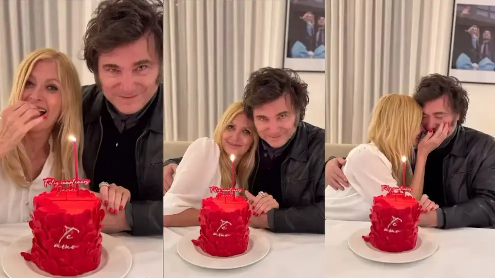 Yuyito contó detalles del íntimo festejo de cumpleaños de su pareja Javier Milei
