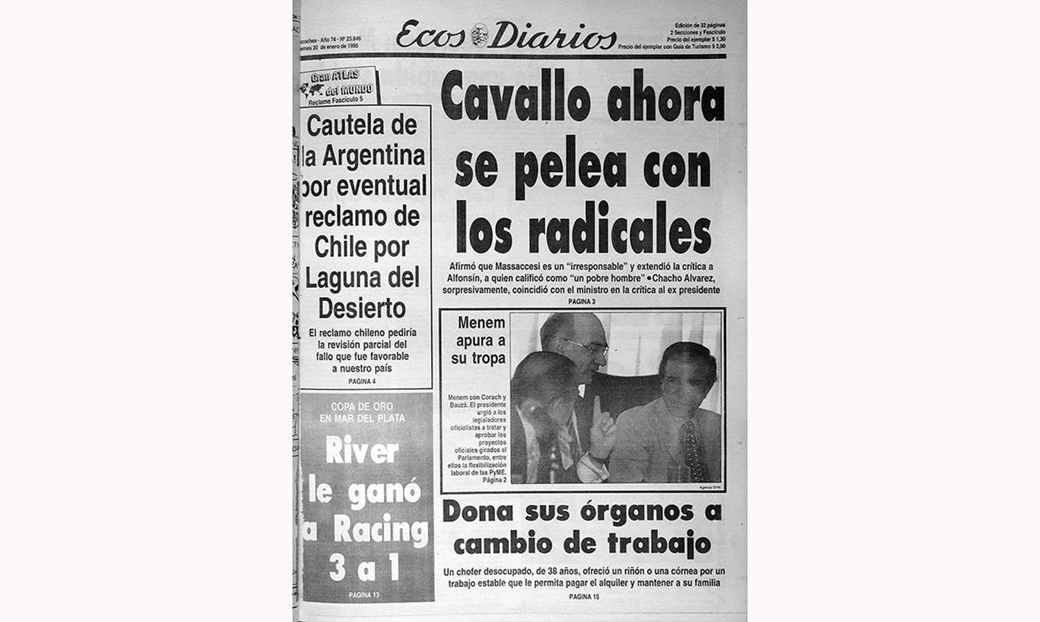 Viernes 20 de enero de 1995
