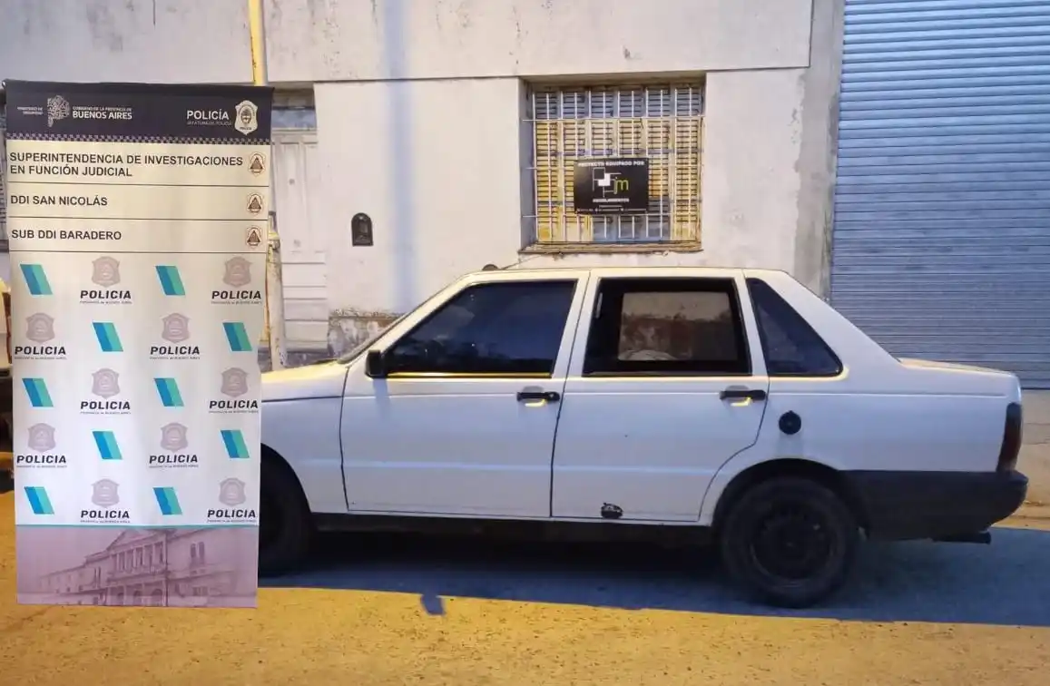 El coche fue hallado en General Pueyrredón al 1400.