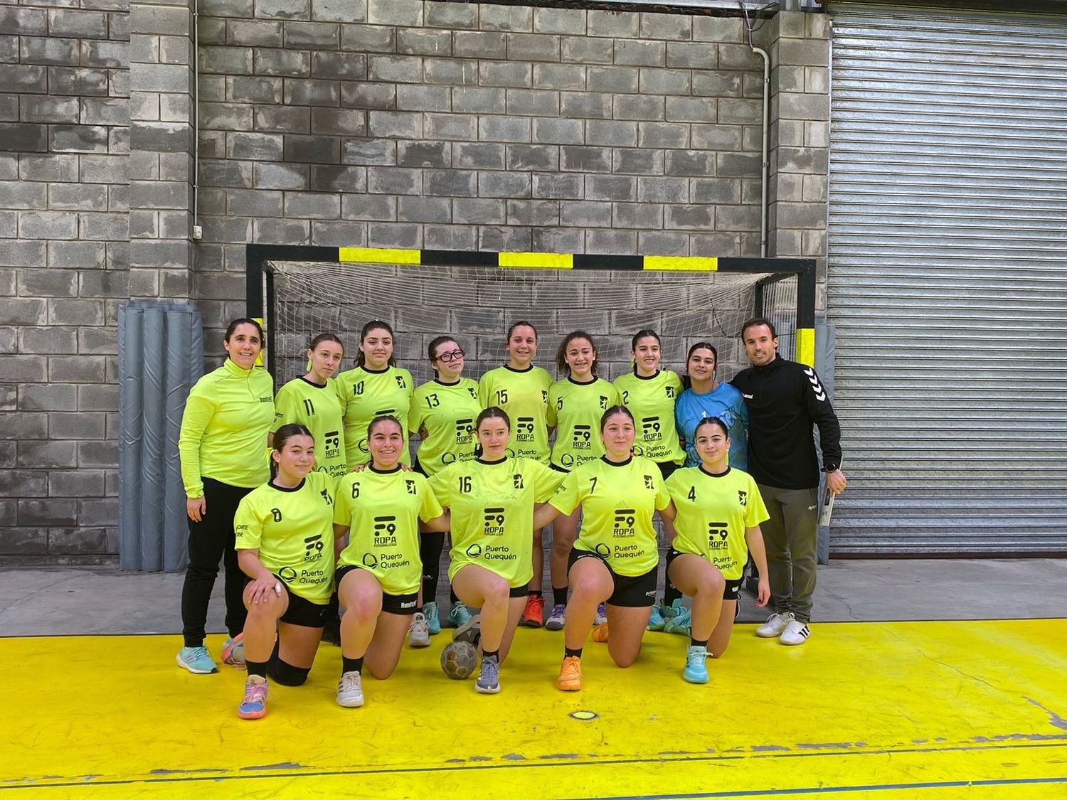 Las cadetas de Handball Necochea