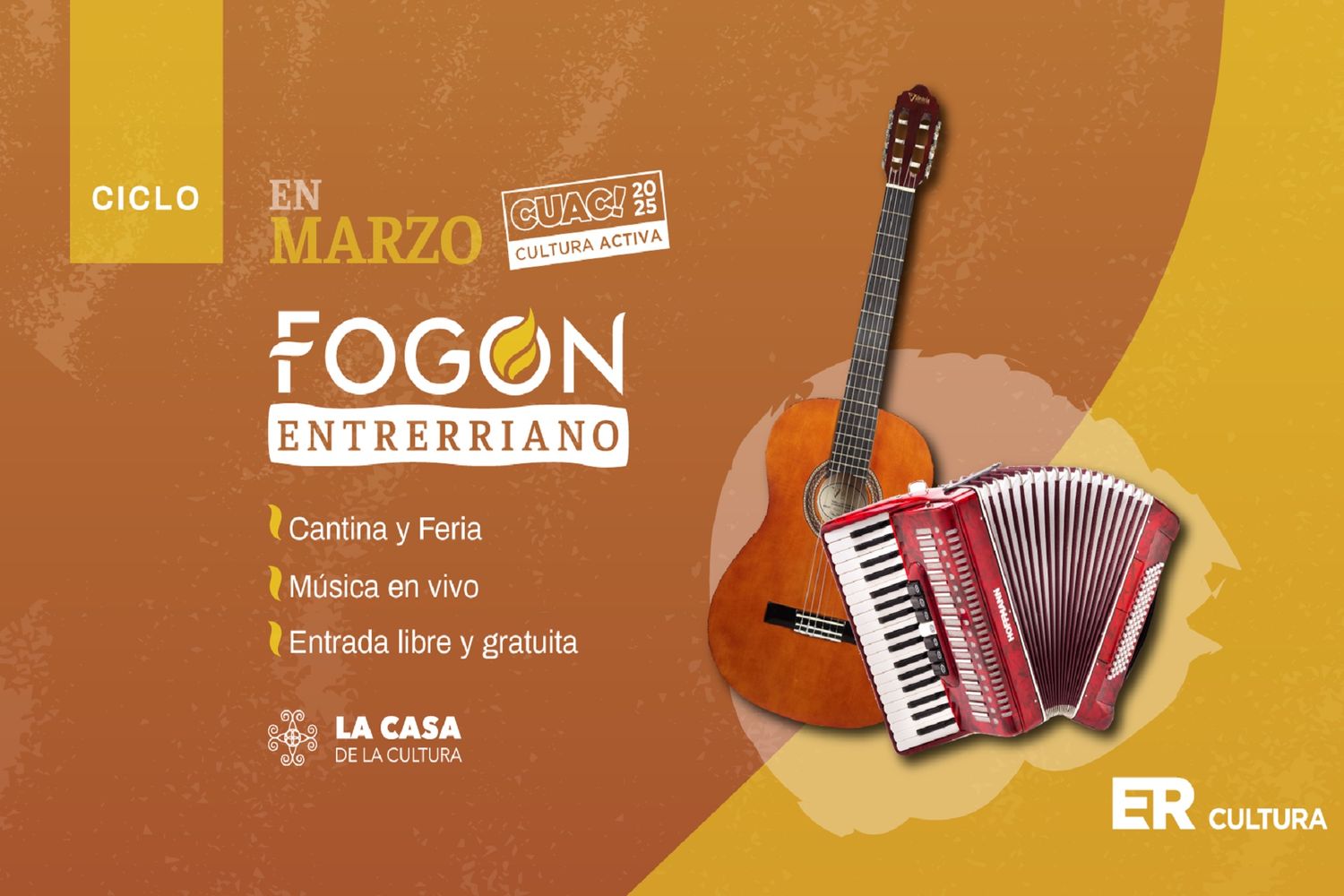 Comienza el ciclo Fogón Entrerriano, una propuesta cultural para disfrutar en comunidad