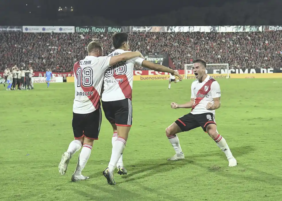 River desató su festejo acertando el tiro del final