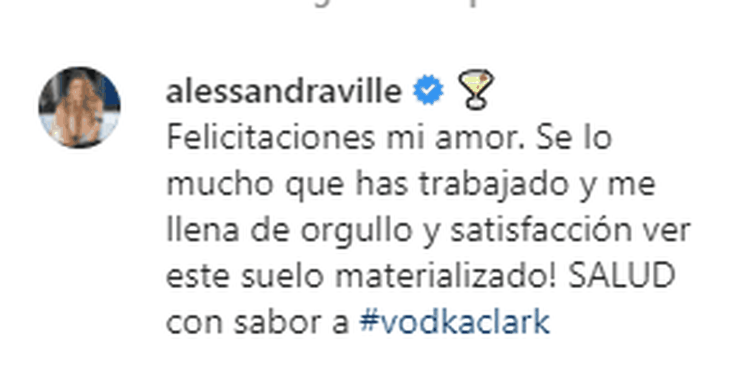 La pareja de Daniel Sarcos dio constancia del esfuerzo del zuliano.