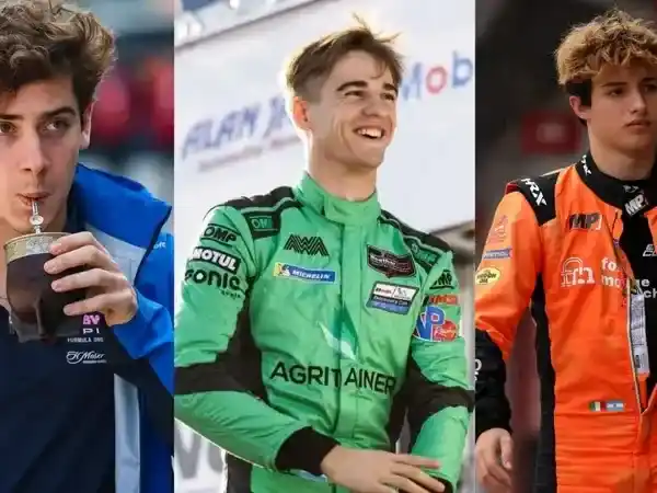 Colapinto, Varrone y Colnaghi, preencia argentina en las tres categorías de la temporada 2026.