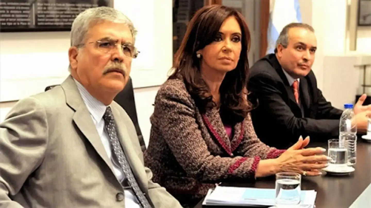 Cristina, De Vido y José López, involucrados en la causa. Foto: Télam