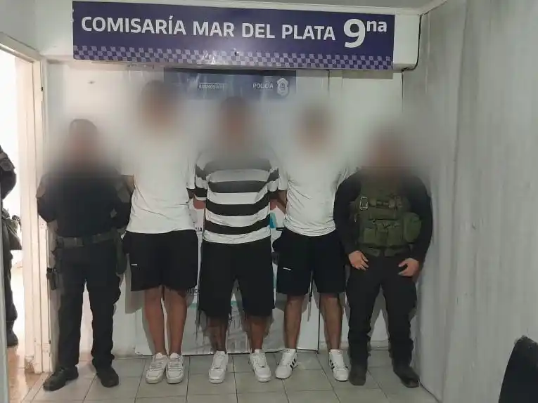 Diez jóvenes aprehendidos tras disturbios en inmediaciones del Parque San Martín