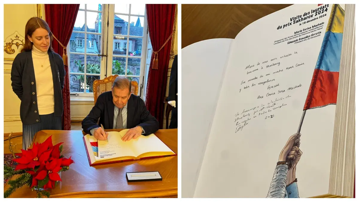 Edmundo González firma «pacto con la unión y la democracia» en Estrasburgo (+Detalles)