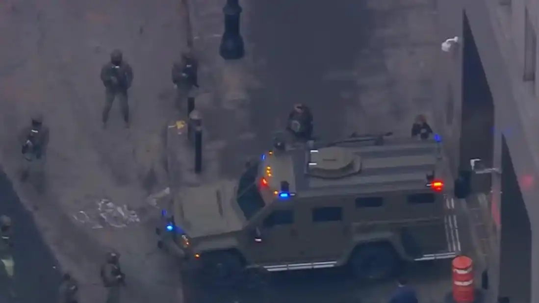 Trasladaron a Nicolás Maduro al tribunal en Nueva York.