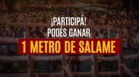 ¿Cuánto va a medir el salame más largo del mundo? Participá del sorteo y ganá 1 metro