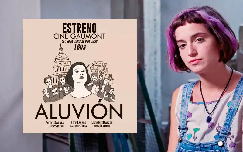 Se estrena en el Cine Gaumont “Aluvión”, la película que protagoniza Ángeles Zapata