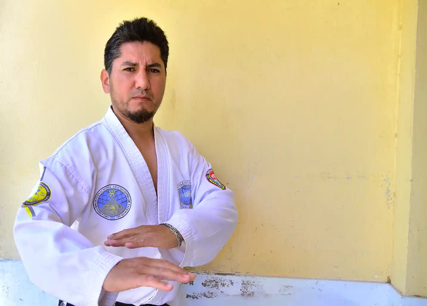 Juan Quiñones profesor de taekwondo