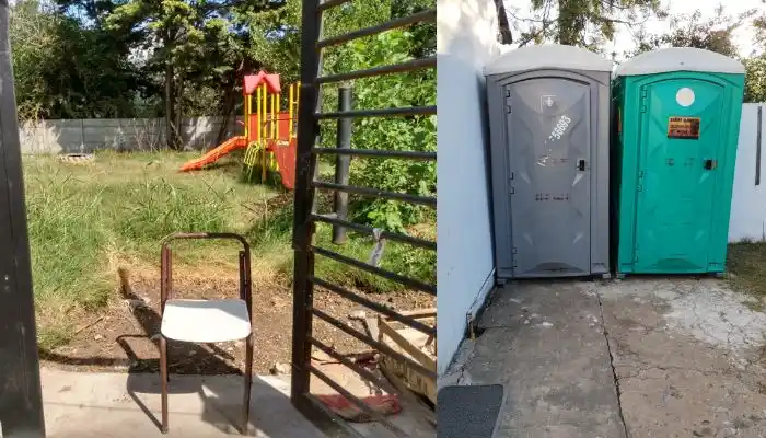 La Buena Moza: madres reclaman por el estado del jardín