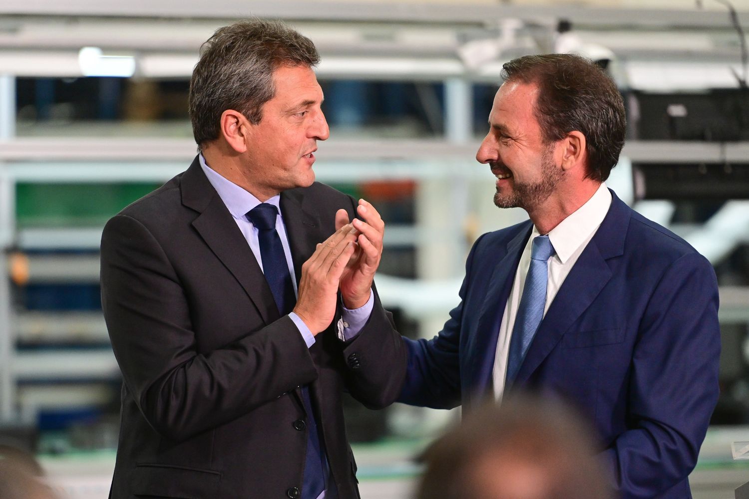 Ariel Sujarchuk y Sergio Massa