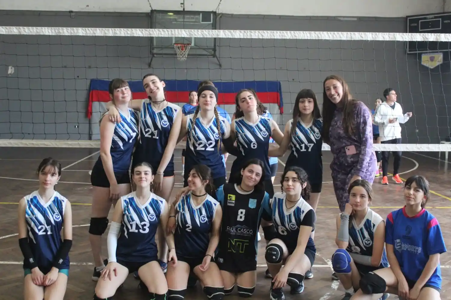 El vóley del club de Pelota viajó a Dolores para visitar a Social por el Clausura