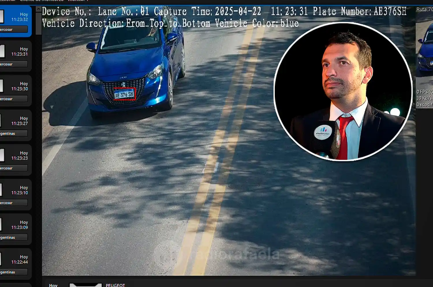 Instalaron más cámaras lectoras de patentes en Rafaela: "Queremos una ciudad más segura y las LPR son para eso"