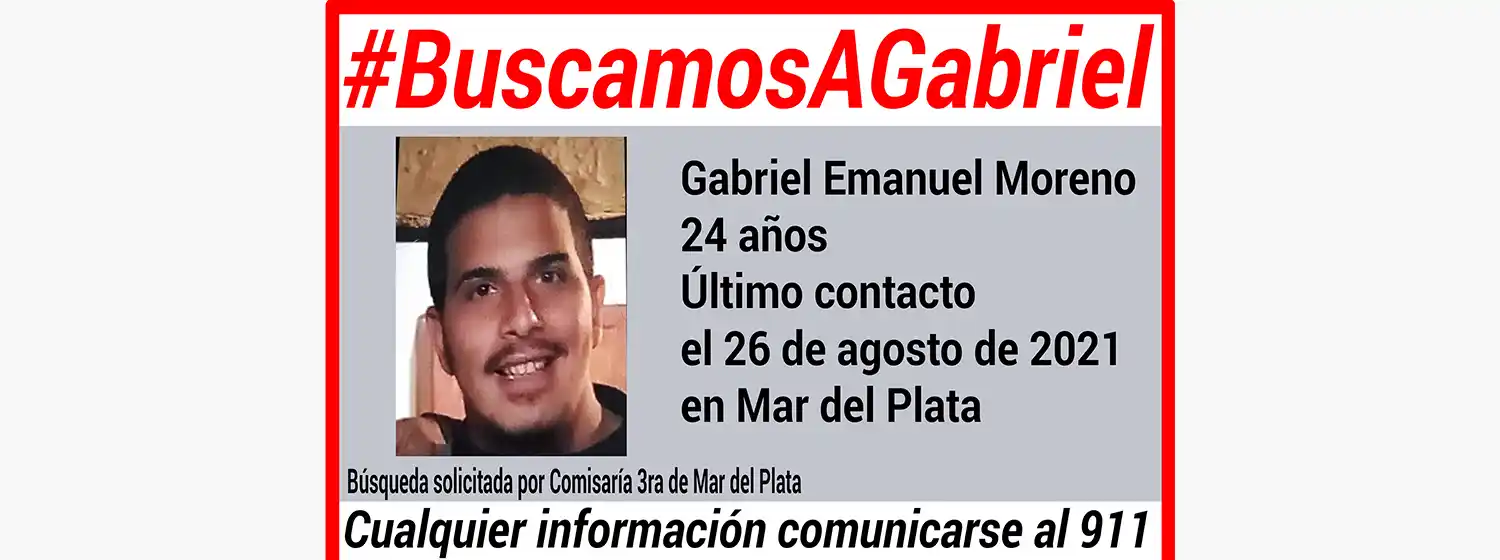 Continúa la búsqueda de un joven desparecido hace más de un mes en Mar del Plata