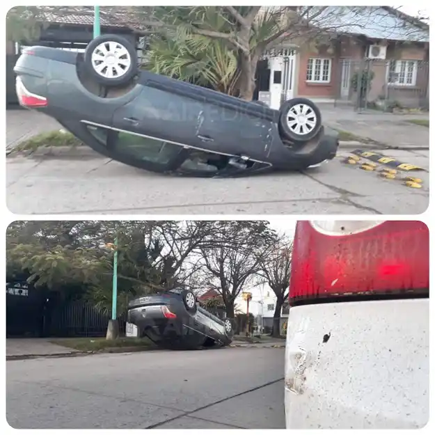 Impresionante accidente Santo Tomé