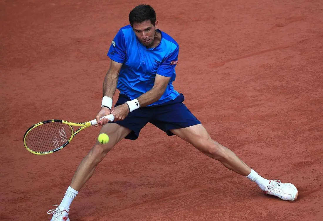 Federico Delbonis se despidió de Roland Garros: cayó ante el español Davidovich en Octavos de Final