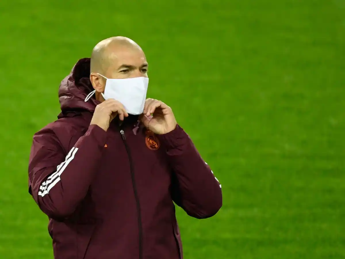 Zidane tiene covid y no dirigirá los próximos partidos