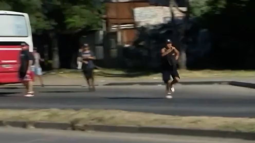 Estaban haciendo un móvil en vivo por “inseguridad” en La Matanza y asaltaron a un colectivo