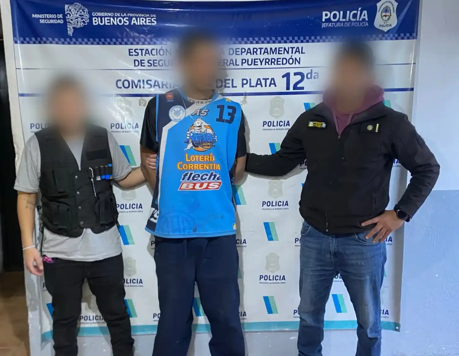 El procedimiento se inició en avenida Colón al 11.1000 cuando los efectivos identificaron al sospechoso.