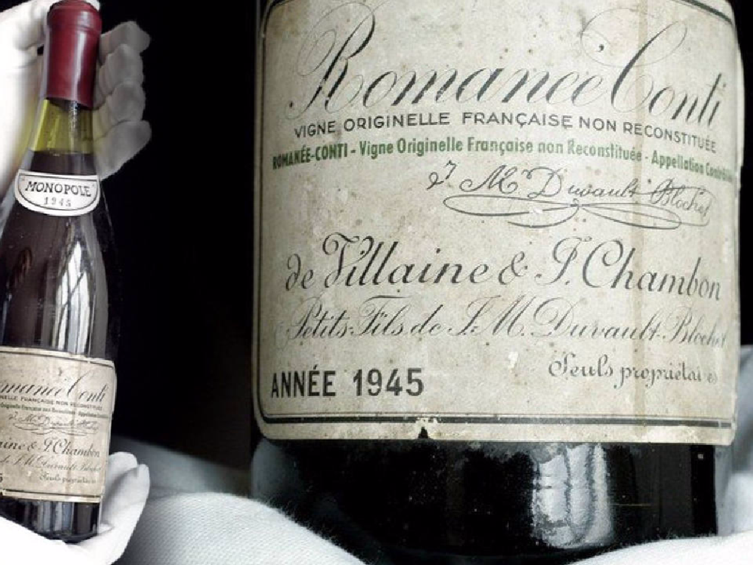 Subastan por u$s 558.000 un vino francés de 1945
