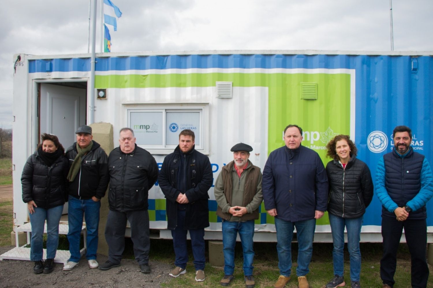 General Las Heras y Marcos Paz inauguraron un puesto de seguridad en conjunto