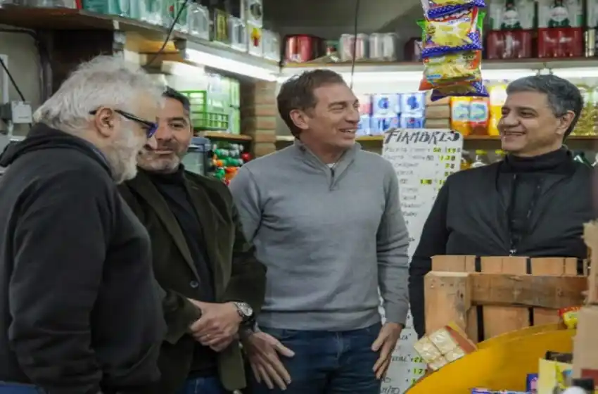 Diego Santilli y Jorge Macri se mostraron juntos en San Martín: “Los bonaerenses no dan más”