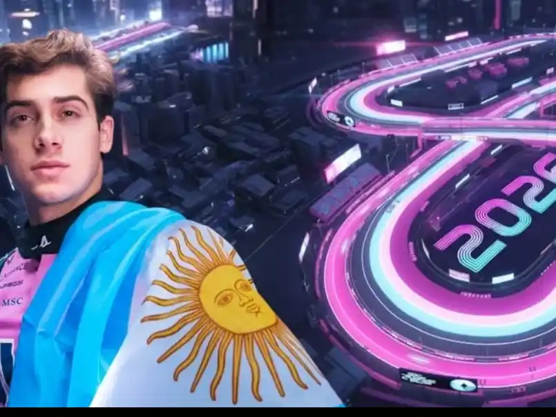 Franco Colapinto regresa a Europa para empezar la pretemporada con Alpine.Foto:Alpine