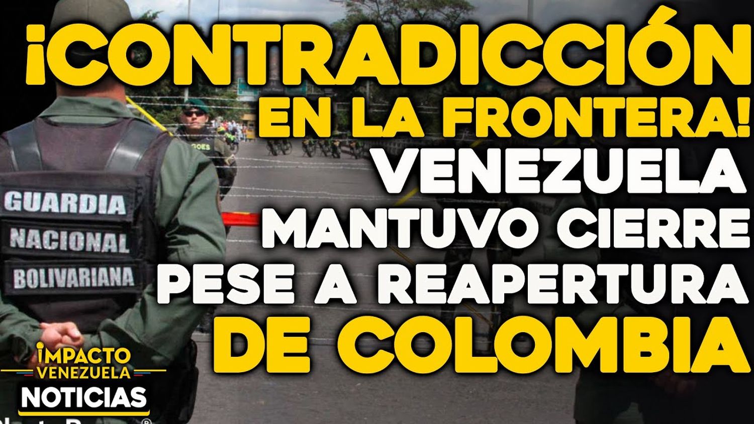 ¡COMPLETAMENTE BLOQUEADOS! Militares toman los pasos fronterizos hacia Colombia (+Fotos)