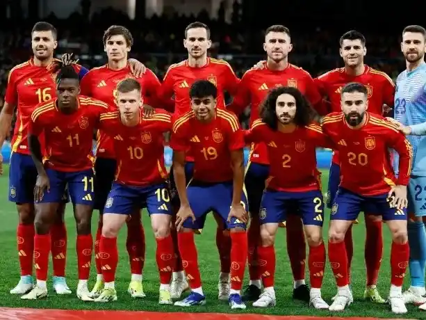 Los 26 jugadores que representaran a España en el Mundial 2026. Foto:  AP