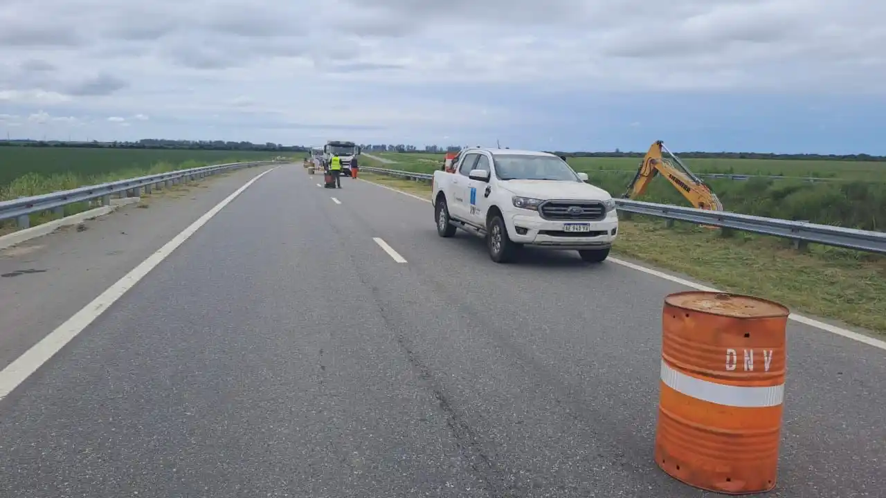 Autopista 19: solicitan circular con precaución entre Santiago Temple y Río Primero