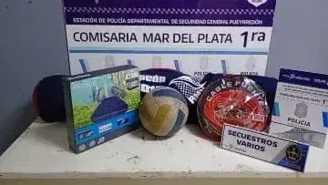 Aprehendieron a un hombre con elementos robados de un auto