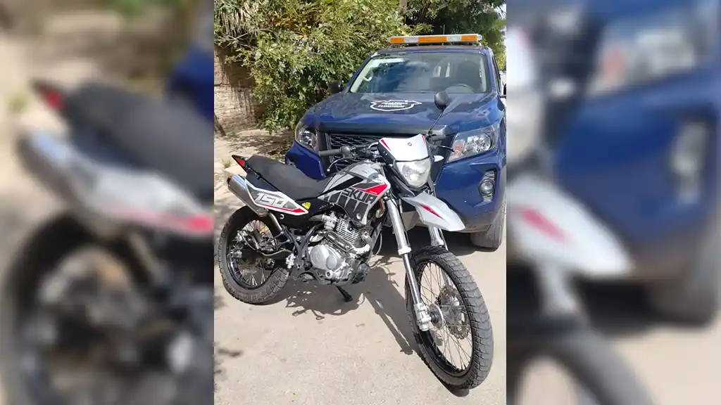 La Guardia Local recuperó una motocicleta que acababa de ser robada