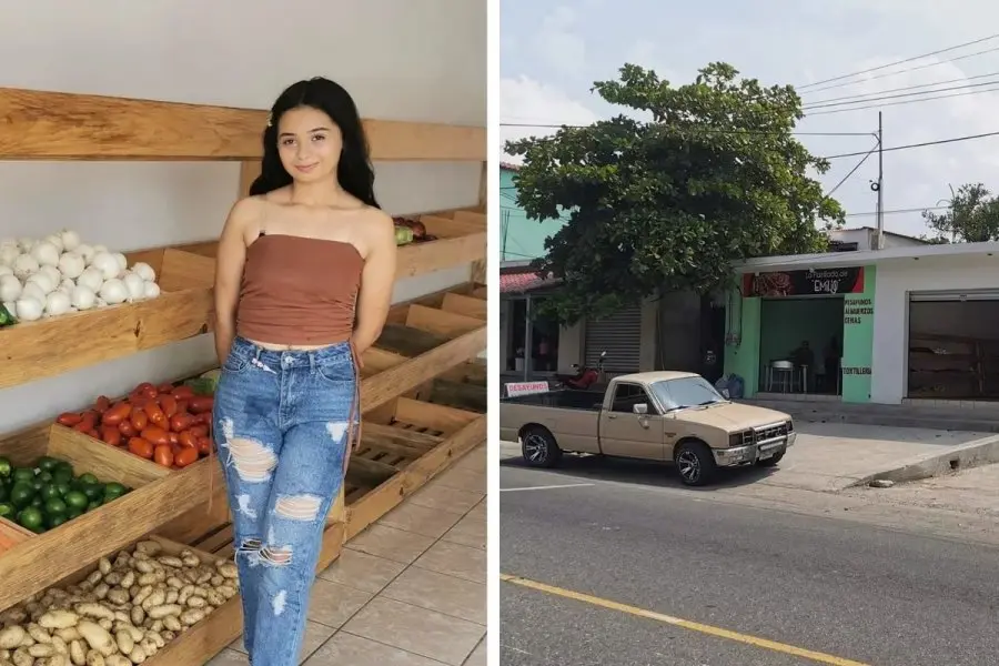 En lugar de la fiesta de 15 años, una joven eligió tener su propia verdulería