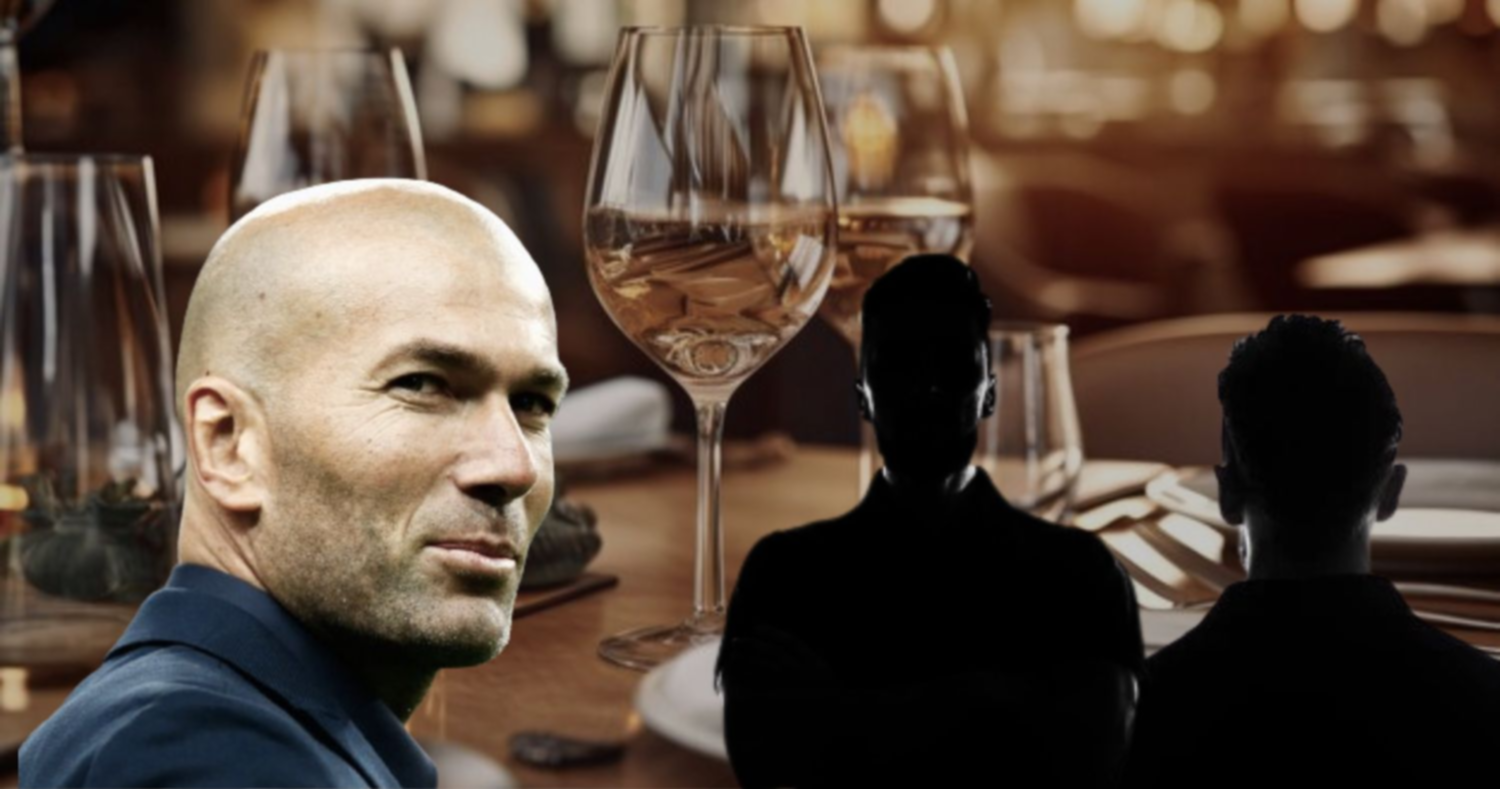 Estos son los cuatro deportistas con los que Zidane compartiría una cena