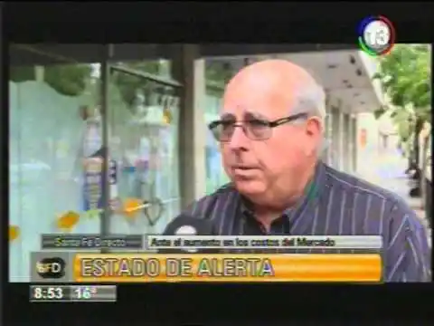 Quinteros del Mercado de Santa Fe, en estado de alerta