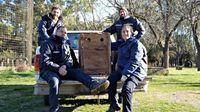 Trasladan de Olavarría a Buenos Aires un pichón de cóndor andino