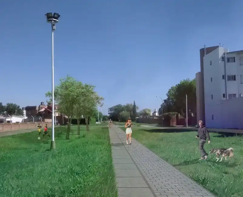 El Municipio puso en marcha las obras del Corredor Verde Las Colonias