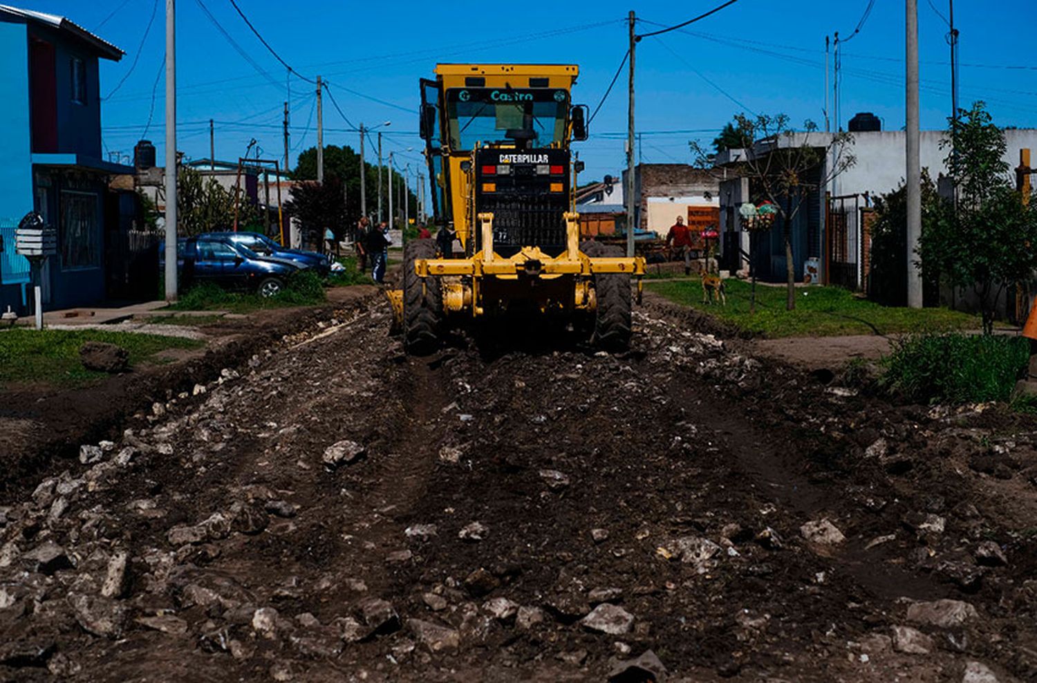 Limpiaron un "pantano" en Santa Paula y engranzan todo el barrio