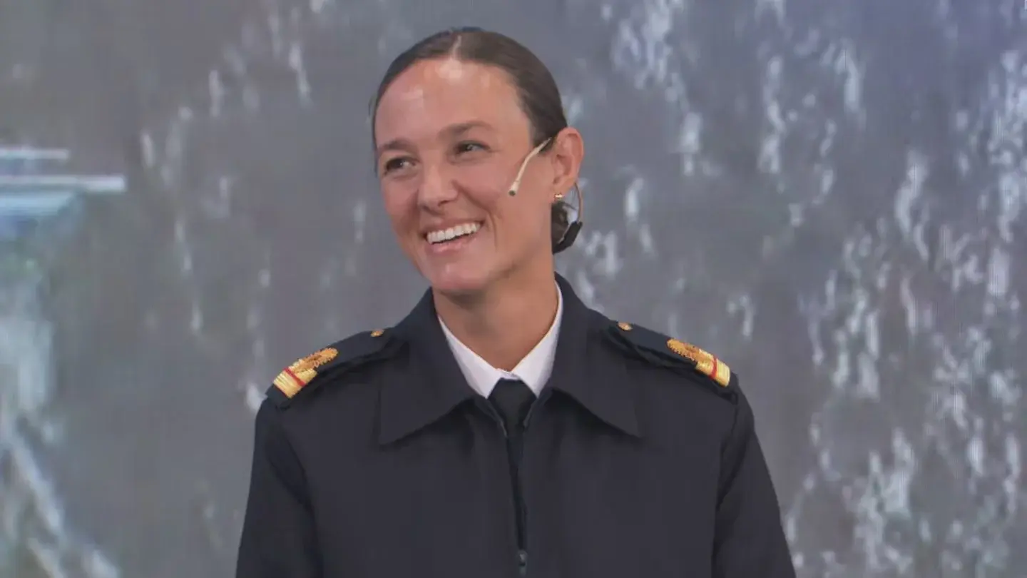 Loreley Beratz, la tripulante de la Fragata Libertad que se hizo viral, explicó qué sucedió en la entrevista